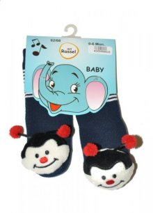 WiK Baby Rassel 54500 ABS ponožky 6-12 miesięcy béžová