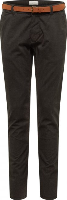 ESPRIT Chino kalhoty antracitová