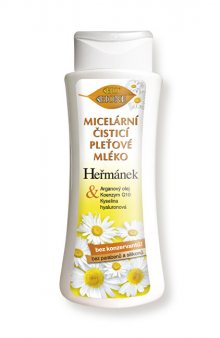 Bione Cosmetics Micelární čisticí pleťové mléko Heřmánek 255 ml
