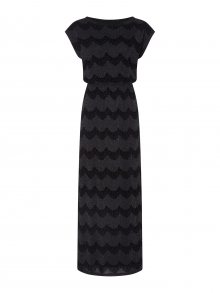 Mela London Společenské šaty \'ELASTICATED WAIST MAXI DRESS\' černá