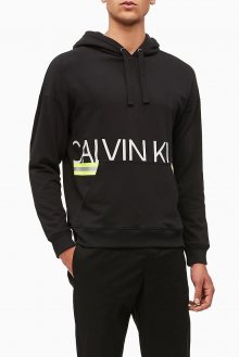 Calvin Klein černá pánská mikina L/S Hoodie Hazard - S
