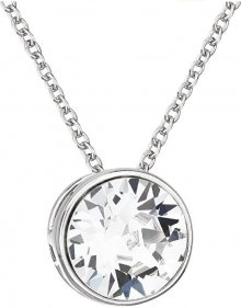 Evolution Group Stříbrný náhrdelník s krystalem Swarovski 32069.1