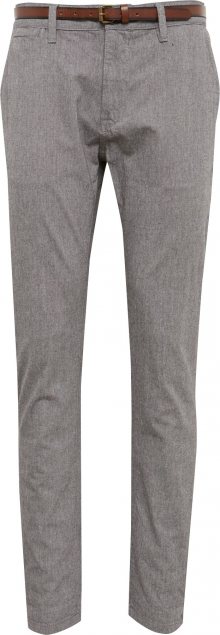 TOM TAILOR Chino kalhoty šedý melír