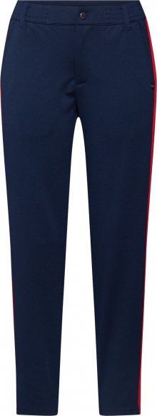 TOM TAILOR DENIM Chino kalhoty \'Athletic knitted track pants\' námořnická modř