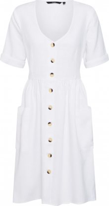 VERO MODA Letní šaty \'VMMALLI SS ABK DRESS WVN\' bílá