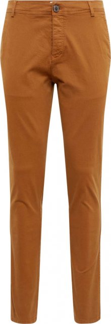 SELECTED HOMME Chino kalhoty \'SLHSKINNY-LUCA PANTS W\' koňaková