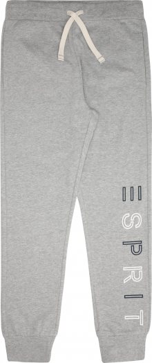 ESPRIT Kalhoty šedý melír