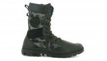 Palladium Boots Tactical Ops Camo Waterproof Olive zelené 76480-309-M