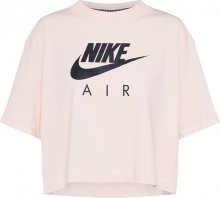 Nike Sportswear Tričko černá / růžová