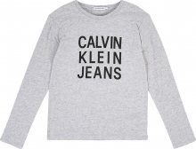 Calvin Klein Jeans Tričko šedý melír / černá