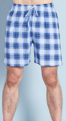 Pánské samostatné pyžamové šortky Vienetta Secret Adam | modrá | L