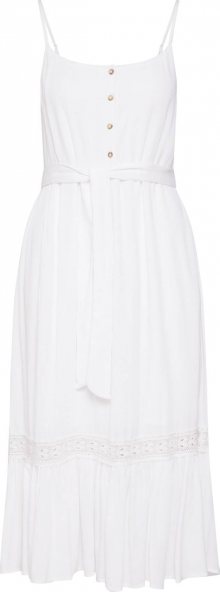 NA-KD Letní šaty \'DonnaRomaina x Midi Dress\' bílá