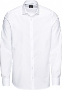 OLYMP Společenská košile \'Level 5 Uni Twill\' bílá