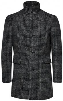 SELECTED HOMME Pánský kabát SLHMOSTO WOOL COAT B NOOS Grey L