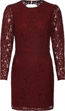 Fashion Union Šaty \'HARLOTTE\' burgundská červeň