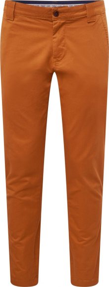Tommy Jeans Chino kalhoty \'SCANTON CHINO PANT\' tmavě oranžová