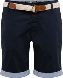 Review Chino kalhoty \'CHINOROLLUPSTRET\' námořnická modř