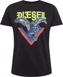 DIESEL Tričko \'T-DIEGO-A4 HEMD\' mix barev / černá