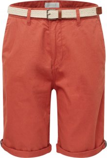 ESPRIT Chino kalhoty \'Basic Twill SH\' oranžově červená