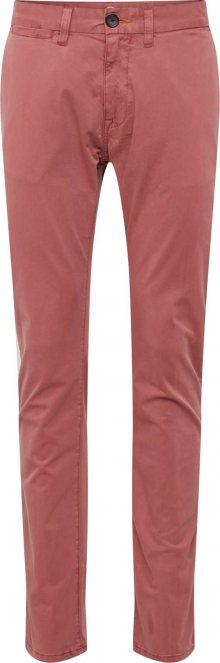 TOM TAILOR Chino kalhoty pastelově červená