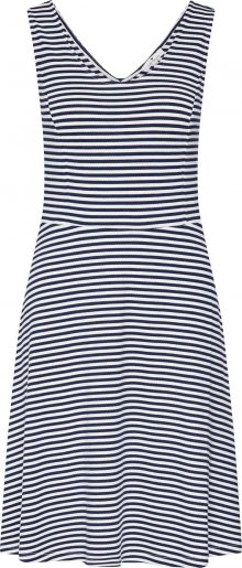 TOM TAILOR Letní šaty námořnická modř / bílá
