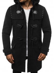 Buďchlap Originální černý pánský kabát O/88870