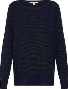 ESPRIT Svetr \'Sweater ottoman\' námořnická modř