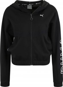 PUMA Sportovní mikina s kapucí \'HIT Feel It Sweat Jacket\' černá