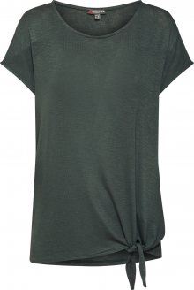 STREET ONE Tričko \'QR Femke\' tmavě zelená