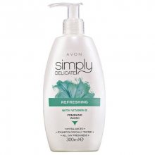 Avon Osvěžující gel pro intimní hygienu s vitamínem E Simply Delicate (Refreshing With Vitamin E Feminine Wash) 300 ml