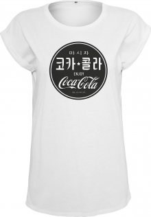 Merchcode Tričko \'Coca Cola Chinese\' bílá