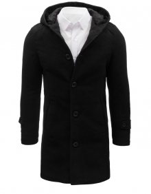 Buďchlap Atraktivní černý dlouhý kabát