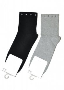 Steven art.168 Dámské/dívčí ponožky s aplikací 35-37 černá