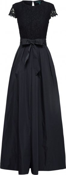 Lauren Ralph Lauren Společenské šaty \'MAGGIEMAE-CAP SLEEVE-EVENING DRESS\' černá