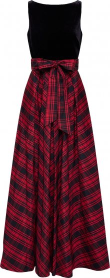 Lauren Ralph Lauren Společenské šaty \'AGNI BEDFORD-SLEEVELESS-EVENING DRESS\' červená / černá