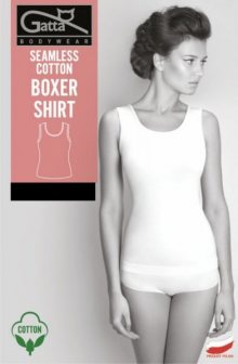Gatta Boxer Shirt Cotton 42400 Dámská košilka L black/černá