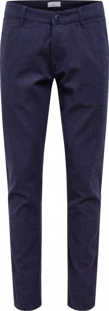 ESPRIT Chino kalhoty \'struct\' námořnická modř