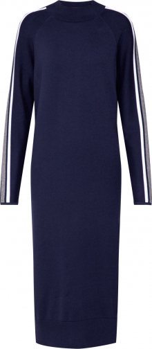 EDC BY ESPRIT Úpletové šaty \'mock neck sweat\' námořnická modř