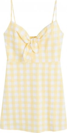 MANGO Letní šaty \'Lacito\' žlutá / bílá