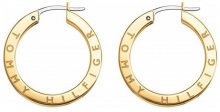 Tommy Hilfiger Pozlacené dámské náušnice TH2780206