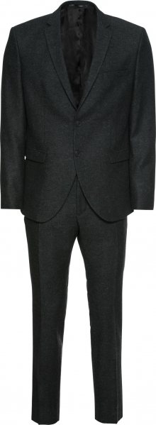 SELECTED HOMME Oblek \'SLHSLIM-MYLOIVER DK GREY SUIT B\' tmavě šedá