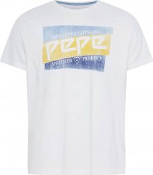 Pepe Jeans Tričko \'DOMINIK\' modrá / žlutá / bílá