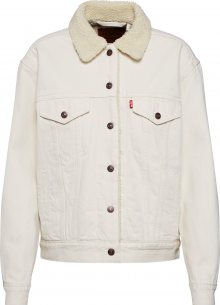 LEVI\'S Přechodná bunda \'Ex-Bf Sherpa Trucker\' bílá
