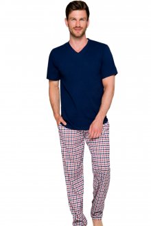 Pánské pyžamo Taro Adam 2131 | tmavě modrá | XXL