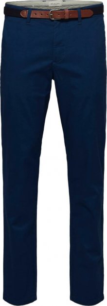 SELECTED HOMME Chino kalhoty \'SLHYARD\' modrá