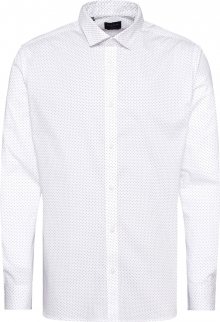 SELECTED HOMME Společenská košile \'SLHSLIMFREDDIE-CAMP SHIRT LS MIX B\' bílá