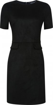Dorothy Perkins Pouzdrové šaty \'BLK SUEDE PCKT SHIFT\' černá
