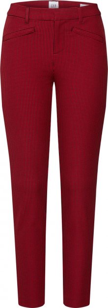 GAP Kalhoty \'CREPE\' červená / černá