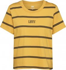 LEVI\'S Tričko \'GRAPHIC SURF\' žlutá / černá