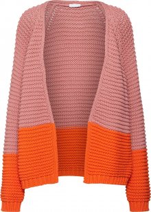 DRYKORN Kardigan \'DRENA\' tmavě oranžová / růžová